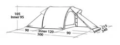 Robens Goshawk 2 -Outdoor Camping Shop 130251 Goshawk 2 Drawing Perspective2 1280x1280