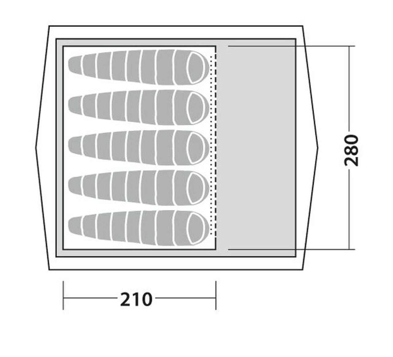 Robens Inner Tent Prospector Castle 6 Robens Inner Tent Prospector Castle - Image 4