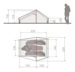 VAUDE Space Seamless 2-3P -Outdoor Camping Shop 14418 g 430x430 1280x1280