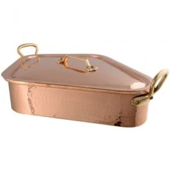 Mauviel Turbot Kettle With Lid + Gridle M'Tradition