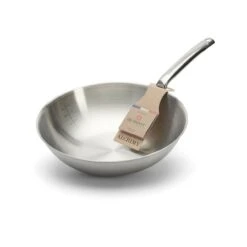 De Buyer Alchimy 3-ply Stainless Steel Wok -Outdoor Camping Shop 3608 32 packshot P1 1280x1280