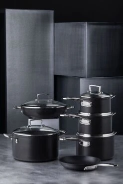 Le Creuset Toughened Nonstick 3-piece Saucepan Set -Outdoor Camping Shop 51111240010502 51803000010002 51107240010502 LS00002 1280x1280