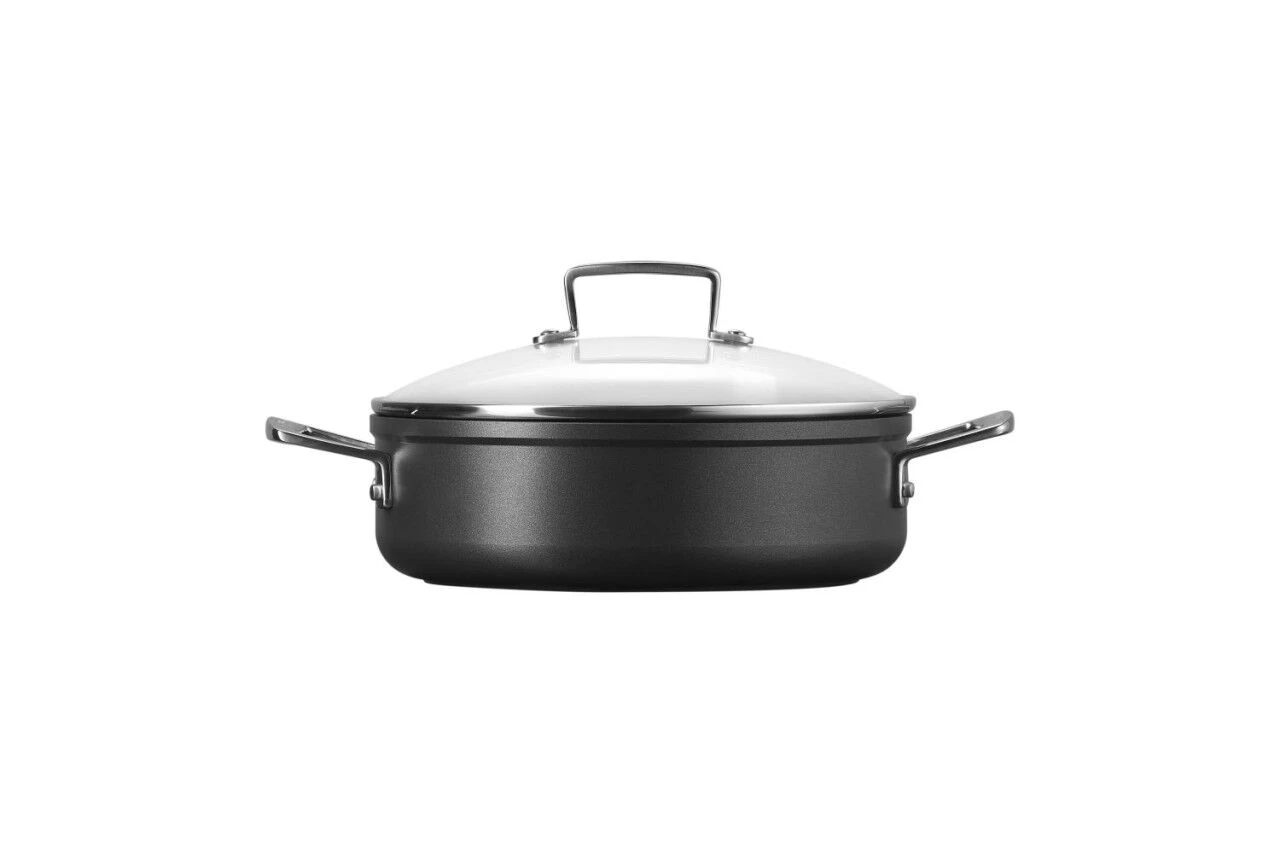 Le Creuset Toughened Nonstick Sauteuse With Glass Lid 5 Le Creuset Toughened Nonstick Sauteuse With Glass Lid - Image 3