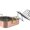 Mauviel Roasting Pan With Rack M'150 B 1 Mauviel Roasting Pan With Rack M'150 B -Outdoor Camping Shop 671940 600x600