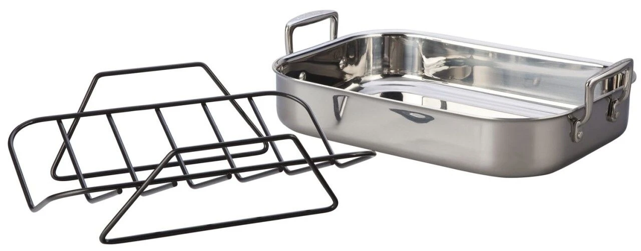 Le Creuset Classic Stainless Steel Roasting Pan 14 Le Creuset Classic Stainless Steel Roasting Pan - Image 12