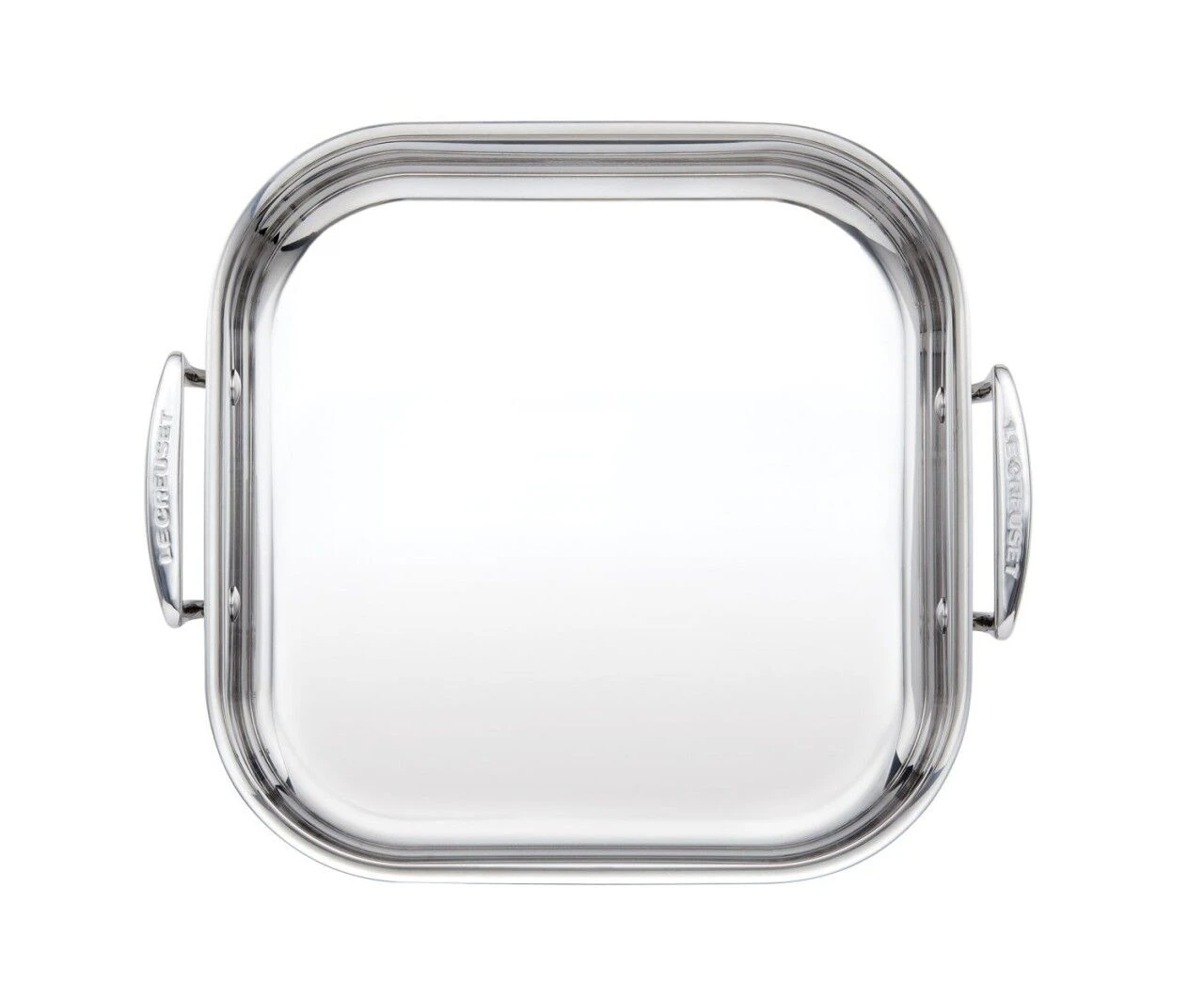 Le Creuset Classic Stainless Steel Square Roasting Pan 6 Le Creuset Classic Stainless Steel Square Roasting Pan - Image 4