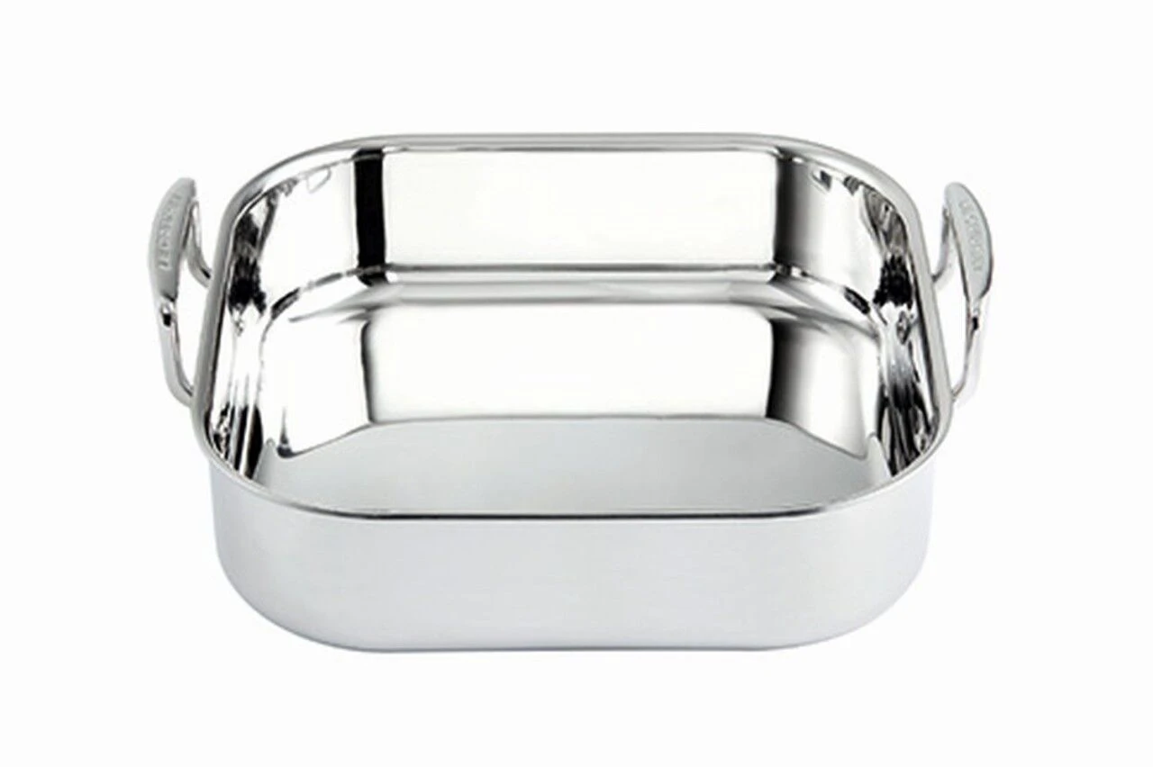 Le Creuset Classic Stainless Steel Square Roasting Pan 7 Le Creuset Classic Stainless Steel Square Roasting Pan - Image 5