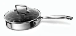 Le Creuset Classic Stainless Steel Saute Pan With Poaching Insert
