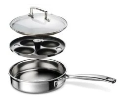 Le Creuset Classic Stainless Steel Saute Pan With Poaching Insert 12 Le Creuset Classic Stainless Steel Saute Pan With Poaching Insert -Outdoor Camping Shop 96204220001000 1 1280x1280