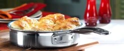 Le Creuset Classic Stainless Steel Saute Pan With Poaching Insert 16 Le Creuset Classic Stainless Steel Saute Pan With Poaching Insert -Outdoor Camping Shop 96204220001000 LS00004 1280x1280