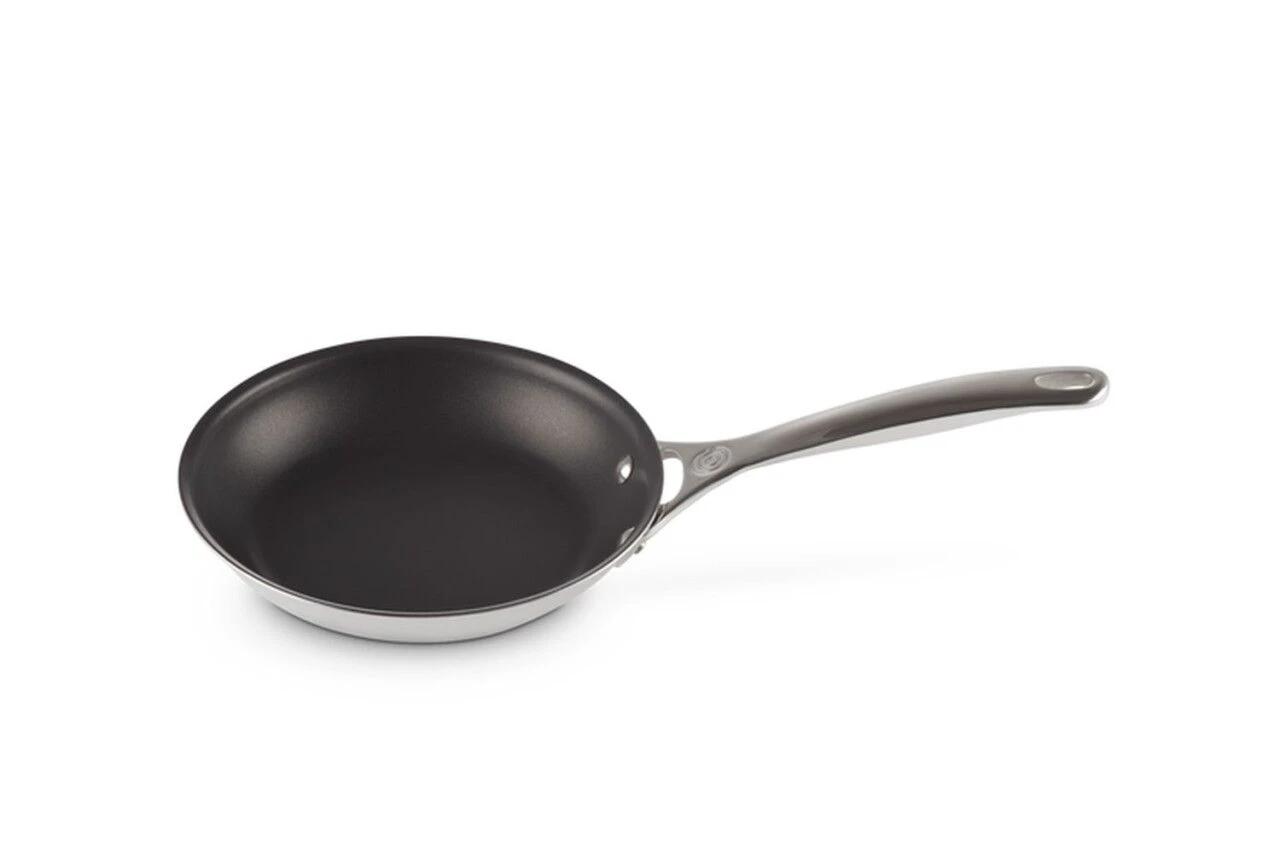 Le Creuset Stainless Steel Nonstick Fry Pan 6 Le Creuset Stainless Steel Nonstick Fry Pan - Image 4