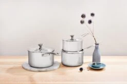 Le Creuset Stainless Steel Saucepan -Outdoor Camping Shop 96600916000000 96600918000000 LS00001 1280x1280