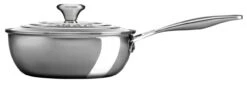 Le Creuset Stainless Steel Saute Pan With Lid -Outdoor Camping Shop 96601420000100 1 1280x1280