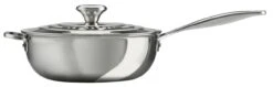 Le Creuset Stainless Steel Nonstick Saute Pan 12 Le Creuset Stainless Steel Nonstick Saute Pan -Outdoor Camping Shop 96601424001700 1 1280x1280