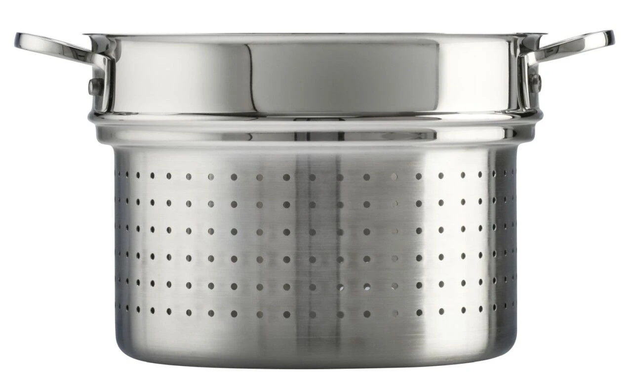 Le Creuset Stainless Steel Pasta Pot With Colander Insert 9 Le Creuset Stainless Steel Pasta Pot With Colander Insert - Image 7