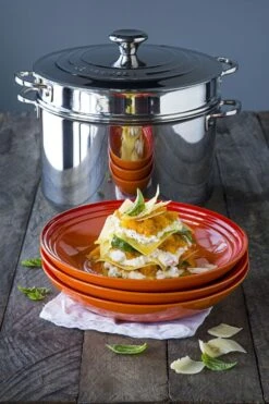 Le Creuset Stainless Steel Pasta Pot With Colander Insert 23 Le Creuset Stainless Steel Pasta Pot With Colander Insert -Outdoor Camping Shop 96604926000000 LS00003 1280x1280