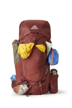 Gregory Baltoro 65 -Outdoor Camping Shop GMP S22 Baltoro65 BrickRed propped 1280x1280